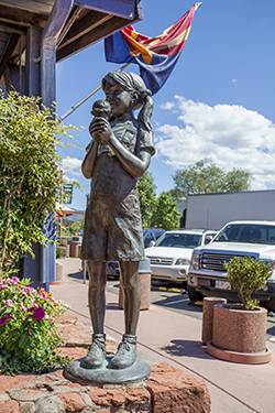 Ice cream treat statue