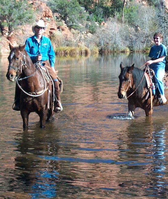 Trailhorseadv. - creek ride 1